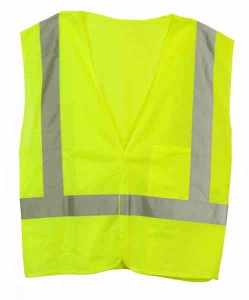 CH HANSON 55180 Safety Vest, Lime | CD6LHY