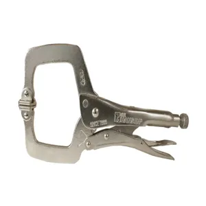 CH HANSON 71120 Locking C-Clamp With Pads, 11 Inch Size | CD6LJX