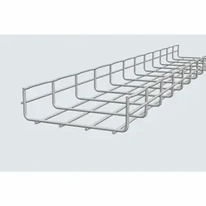 CABLOFIL CF54/600EZ Wire Mesh Cable Tray, 24 Inch Width, 2 1/4 Inch Height, 10 ft Length, 95 lb, Steel | CQ8CFA 60RC87