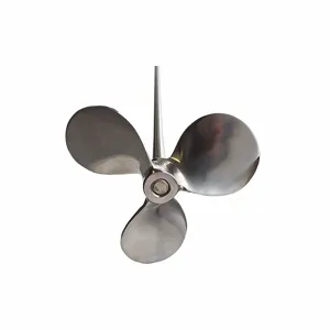 CAFRAMO A356 Propeller, With Shaft, 152 mm Blade Dia, Stainless Steel | CE9RRD 55PK08