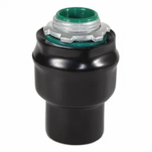 CALBOND PV1500LT150 Liquid-Tight Conduit Fitting, Steel, 1 1/2 Inch Trade Size, Straight, Non-Insulated | CQ8CTL 41TD43