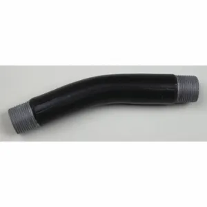 CALBOND PV1522EL00 Elbow, 22.5 Deg, 1 1/2 Inch Trade Size, Male To Male, 8 9/32 Inch Overall Lg, Steel | CQ8CXC 41RW50