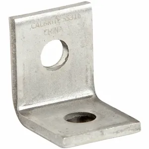 CALBRITE S600002B00 2 Hole Bracket, 1-5/8 Inch Width, 2 Inch Length, 316 Stainless Steel | CL2MAY