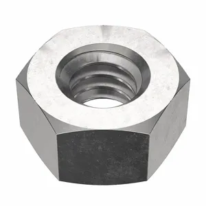 CALBRITE S60200HN00 Hex Nut, 1/4-20 Size, Grade 316 Stainless Steel, Plain | AH6YCN 36LM43