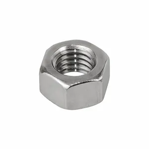 CALBRITE S60300HN00 Hex Nut, 3/8-16 Size, Grade 316 Stainless Steel, Plain | AH6YCP 36LM44