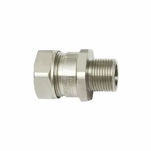 CALBRITE S60700FCHZ Flameproof Barrier Gland, 3/4 Inch NPT Thread, Stainless Steel | CL2LGD