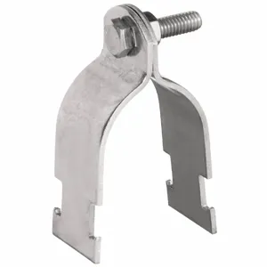 CALBRITE S61500SC00 Strut Clamp, 1-1/2 Inch Trade Size, 5/16 - 18 x 1 Inch Bolt Size, 316 Stainless Steel | CL2LUR