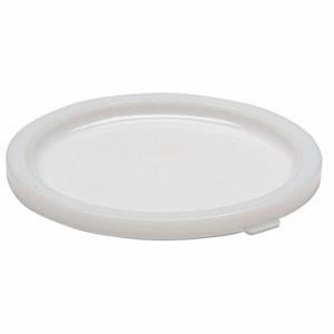CAMBRO MANUFACTURING CARFSC12148 Round Lid, White, Polyethylene, 6 PK | CQ8DTG 4UKH4