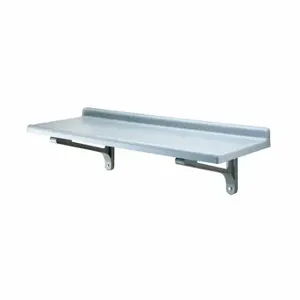 CAMBRO MANUFACTURING EACSWS1848SK480 Wall Shelf Shelf, 48 Inch x 18 Inch x 13 1/2 Inch, Silver | CQ8DVV 4UHY2