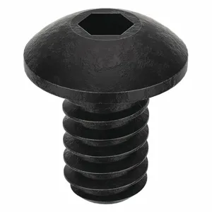 CAMCAR BHSD0040019CP-PK100 Socket Cap Screw Button, 4-40 X 3/16 Size, 100Pk | AE7KAC 5YPN6