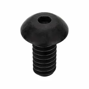 CAMCAR BHSD0040025CP-PK100 Socket Cap Screw Button, 4-40 X 1/4 Size, 100Pk | AE7KAD 5YPN7