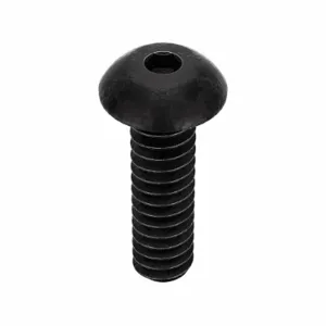 CAMCAR BHSD0060050CP-PK100 Socket Cap Screw Button, 6-32 X 1/2 Size, 100Pk | AE7KAH 5YPP2