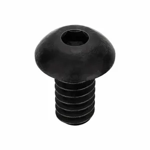 CAMCAR BHSD0100038CP-PK100 Socket Cap Screw Button, 10-24 X 3/8 Size, 100Pk | AE7KAK 5YPP7