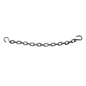 CAMLOCK FITTINGS CH1200-SS Retaining Chain With Hook, 12 Inch Size, Stainless Steel 304 | CL6WVR