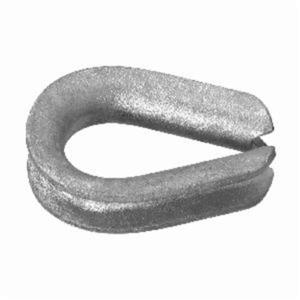 CAMPBELL 6260205 Wire Rope Thimble, Heavy, 1/2 - 9/16 Inch Trade Size | CM7WFQ