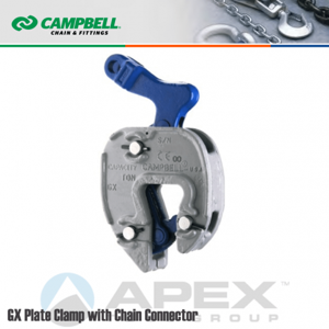 CAMPBELL 6423900 Clamp, GX Chain Connector, 1/2 Ton | CM7WGV