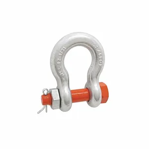 CAMPBELL 5390895 Anchor Shackle, 1/2 Inch Trade Size, Bolt Type, Hot Galvanized | CM7VWW