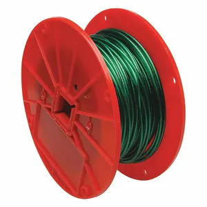 CAMPBELL 7000197 Cable, 1/16 Inch Size, Coated Green | CM7WJG