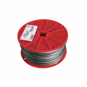 CAMPBELL 7000626 Cable, 3/16 Inch Size, 250 ft. /Reel, SS | CM7WJP