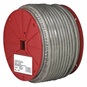 CAMPBELL 7000897 Cable, 1/4 Inch Size,, 200 ft. /Pack, 7X19 Construction Type, Uncoated | CM7WJW