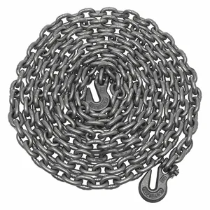 CAMPBELL T0513578 Tow Chain With Clevis Hook, 5/16 Inch Size X 20 ft. Trade Size, 1/Bag | CM7VPU