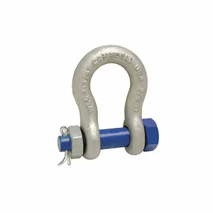 CAMPBELL T5391235 Anchor Shackle, 3/4 Inch Trade Size, Bolt Type, Hot Galvanized | CM7VWZ