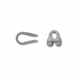 CAMPBELL T7670419 Wire Rope Clip, 1/8 Inch Trade Size | CM7XEC