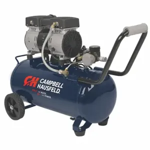 CAMPBELL HAUSFELD DC080500 Portable Air Compressor, Quiet, Oil Free, 8 Gal, Hot Dog, 1 Hp, 2.4 Cfm | CQ8DYW 54JK63