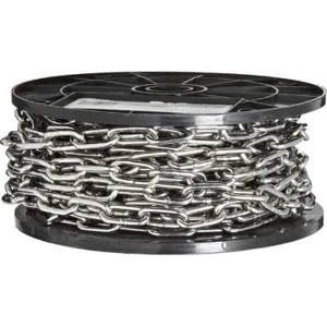 CAMPBELL T0190424 Chain, 5/32 Inch Size, 50 ft. /Reel, Stainless Steel | CM7VLH