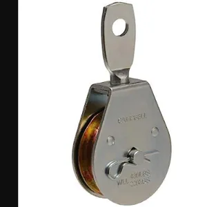 CAMPBELL T7551522 Pulley, Heavy Duty, 2 Inch Trade Size, Steel | CM7WWZ