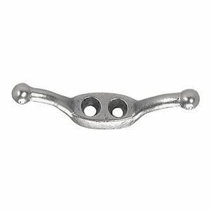 CAMPBELL T7655422-02 Rope Cleat, 6 Inch Size Length, Nickel Plated | CM7XDL