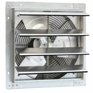 CANARM GSF3-16A Galvanized Shutter Fan, 16 Inch Blade, 3 Speed, 1/20 hp, Totally Enclosed Air Over, 1 | CQ8EHK 788N44