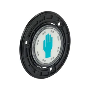 CAPTRON CHT3-15XB-H-TGSRS Capacitive Pushbutton Sensor Switch, IP69K, 50mm, Static, Polycarbonate Bezel | CV8AXX