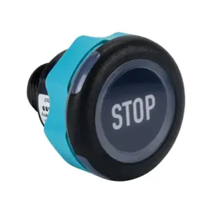 CAPTRON CS10KMLDT-B11-00CA Pushbutton Sensor Switch, IP69K, 22mm, Static, Polycarbonate Bezel | CV8AZZ