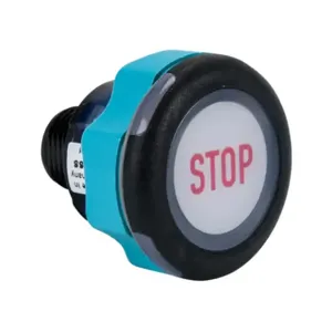 CAPTRON CS10KMLDT-C11-0543 Pushbutton Sensor Switch, IP69K, 22mm, Dynamic, Polycarbonate Bezel | CV8BAE