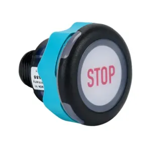 CAPTRON CS10KMLDT-C11-0547 Pushbutton Sensor Switch, IP69K, 22mm, Static, Polycarbonate Bezel | CV8BAF