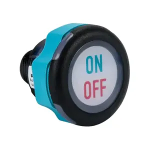 CAPTRON CS10KMLDT-C12-00AE Pushbutton Sensor Switch, IP69K, 22mm, Dynamic, Polycarbonate Bezel | CV8BAG