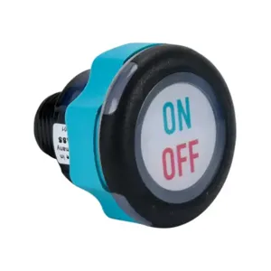 CAPTRON CS10KMLDT-C12-00AF Pushbutton Sensor Switch, IP69K, 22mm, Static, Polycarbonate Bezel | CV8BAH