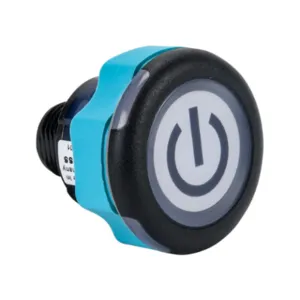 CAPTRON CS10KMLDT-C16-0548 Pushbutton Sensor Switch, IP69K, 22mm, Static, Polycarbonate Bezel | CV8BAK