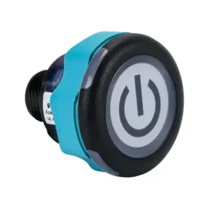 CAPTRON CS10KMLDT-C16-0549 Pushbutton Sensor Switch, IP69K, 22mm, Static, Polycarbonate Bezel | CV8BAL