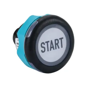 CAPTRON CS10KMLDT-C17-00B7 Pushbutton Sensor Switch, IP69K, 22mm, Dynamic, Polycarbonate Bezel | CV8BAM