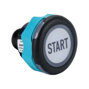 CAPTRON CS10KMLDT-C17-00B8 Pushbutton Sensor Switch, IP69K, 22mm, Static, Polycarbonate Bezel | CV8BAN