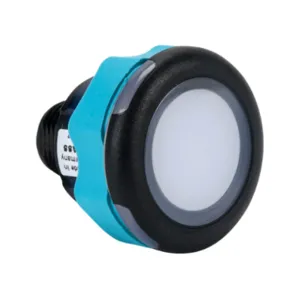 CAPTRON CS10KMLDT-C20-00BE Pushbutton Sensor Switch, IP69K, 22mm, Static, Polycarbonate Bezel, Manual LED Control | CV8BAT