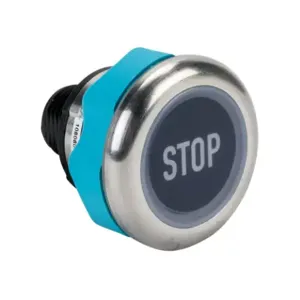 CAPTRON CS10SMTDT-B11-045B Pushbutton Sensor Switch, IP69K, 22mm, Dynamic, Stainless Steel Bezel | CV8BAW