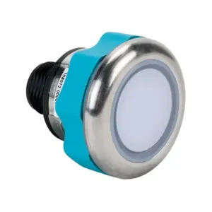 CAPTRON CS10SMTDT-C20-0453 Pushbutton Sensor Switch, IP69K, 22mm, Dynamic, Stainless Steel Bezel | CV8BBM