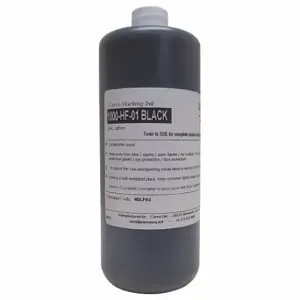 CARCO 1000-HF-01 BLACK Marking Ink, High-Flash, Dye Ink Type, 15 min, Black | CQ8EKB 40LF61