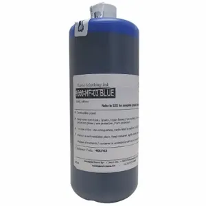 CARCO 1000-HF-03 BLUE Marking Ink, High-Flash, Dye Ink Type, 15 min, Blue | CQ8EKC 40LF63