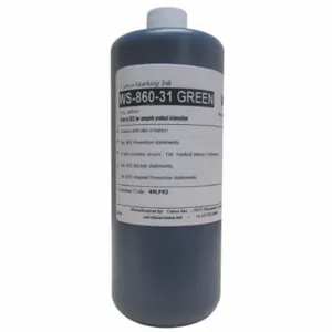 CARCO WS-860-31 GREEN Marking Ink, Non-Settling, Dye Ink Type, 10 to 30 min, Green | CQ8EKH 40LF92