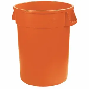 CARLISLE FOODSERVICE PRODUCTS 34102024 Bronco Round Trash Can, 20 Gallon, Orange, 6 PK | CQ8FZK 43AA36