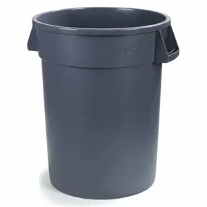 CARLISLE FOODSERVICE PRODUCTS 34103223 Bronco Round Trash Can, 32 Gallon, Gray, 4 PK | CQ8FZL 43AA43